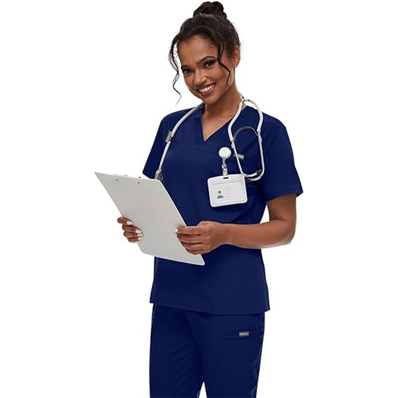 💊 3-Piece Medical Scrub Set with V-Neck Top & Yoga Joggers | 8hr ComfortFlex⚡【Nurse Pro Essentials】Anti-Wrinkle & Moisture-Wicking Uniform for Hospital/Clinic Shifts 💊 3-Piece Medical Scrub Set with V-Neck Top & Yoga Joggers | 8hr ComfortFlex⚡【Nurse Pro Essentials】Anti-Wrinkle & Moisture-Wicking Uniform for Hospital/Clinic Shifts